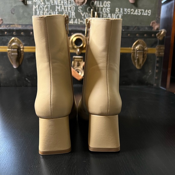 By Far Becca Lace Up Leather Ankle Boots - Picture 8 of 11